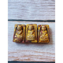 โหลดรูปภาพลงในเครื่องมือใช้ดูของ Gallery Thai Amulet With Gemstone Decoration Buddhist Monk Wat Phra Kaew 
T
