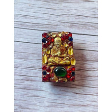 โหลดรูปภาพลงในเครื่องมือใช้ดูของ Gallery Thai Amulet With Gemstone Decoration Buddhist Monk Wat Phra Kaew 
T
