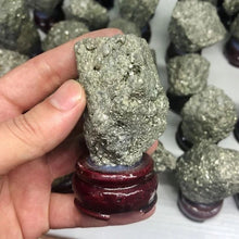 โหลดรูปภาพลงในเครื่องมือใช้ดูของ Gallery Natural Pyrite With Gold Flakes - Unique Thai Amulet Collectible Piece 
Natural
