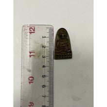 โหลดรูปภาพลงในเครื่องมือใช้ดูของ Gallery Thai Amulet Coin Buddhist Monk In Brass Material
