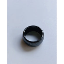 โหลดรูปภาพลงในเครื่องมือใช้ดูของ Gallery Black Iron Flow Ring, 7-Color Magnetic Style, Size 7, Thai Amulet Collectible
