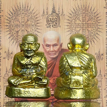 โหลดรูปภาพลงในเครื่องมือใช้ดูของ Gallery Thai Amulet Luang Pu Toad, Cultural Keepsake In Brass Metal 
Thai A
