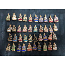 โหลดรูปภาพลงในเครื่องมือใช้ดูของ Gallery Thai Amulet with Gemstone Decoration, Wat Phra Kaew, Beautiful Collectible Piece
