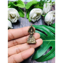 โหลดรูปภาพลงในเครื่องมือใช้ดูของ Gallery Thai Amulet of Naga in Brass, Wat Ceremony Edition, Cultural Keepsake
