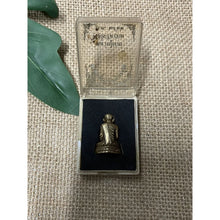 โหลดรูปภาพลงในเครื่องมือใช้ดูของ Gallery Buddhist Monk Inspired Thai Amulet Wat Koh Thitaram 2522 Brass With Original Box
